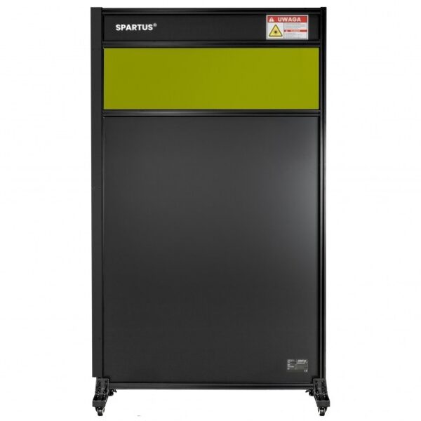 Zaslon 1100x2000 z oknom za ogled in priključkom za laserske varilne celice