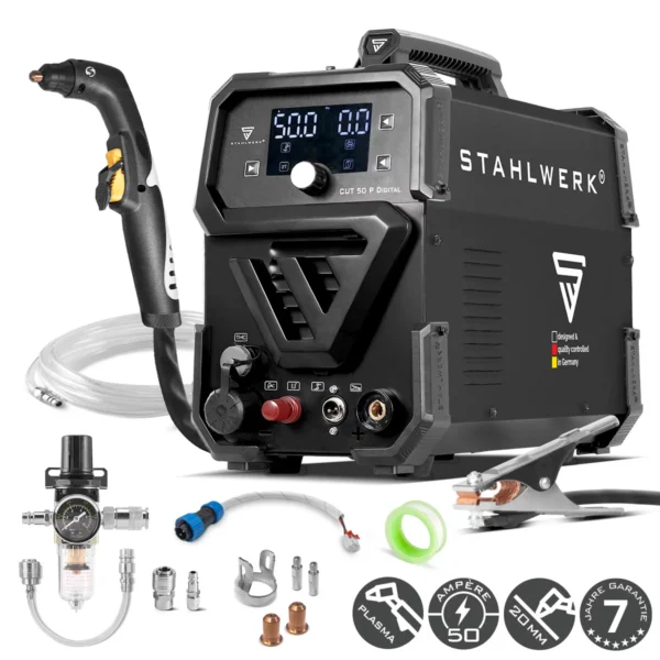 Digitalni plazemski rezalnik STAHLWERK CUT 50 P s funkcijo 2T/4T