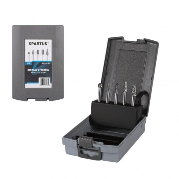 Komplet rotacijskih pil 6 mm [5 kosov] SPARTUS