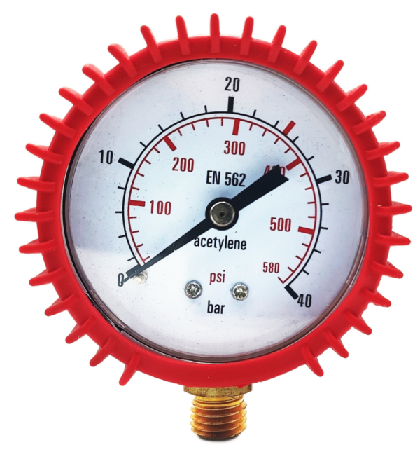 Manometer tlaka v jeklenki za reducirni ventil acetilen