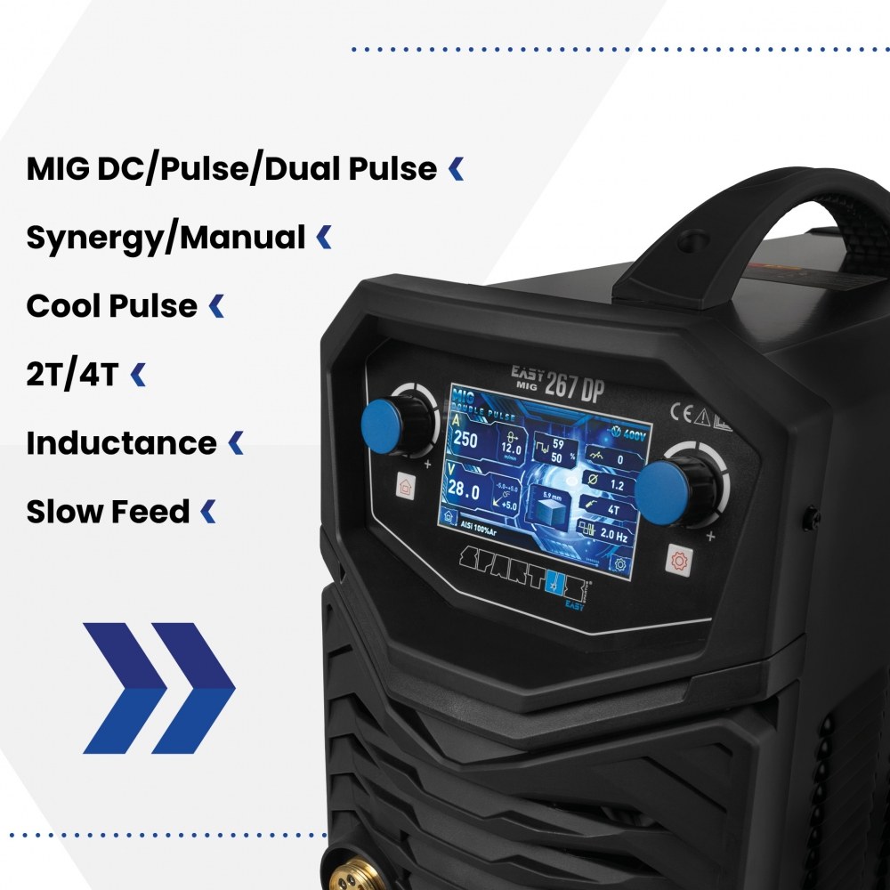 Varilni aparat SPARTUS EasyMIG 267 DUAL PULSE
