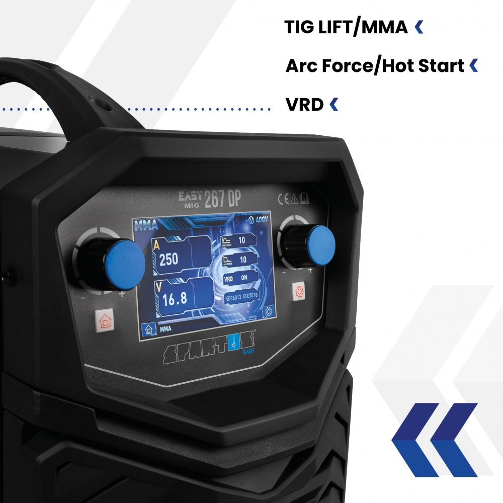 Varilni aparat SPARTUS EasyMIG 267 DUAL PULSE