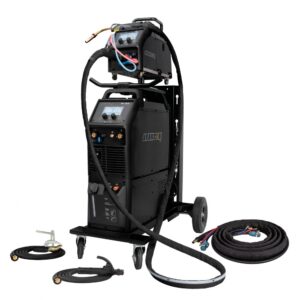 Varilni aparat SPARTUS ProMIG 535 DUAL PULSE s povezovalnim kablom in gorilnikom SPP501